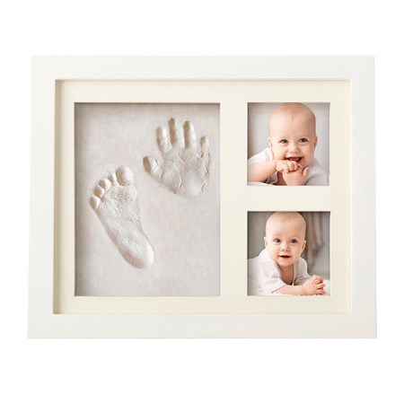 baby handprint frame clay kit