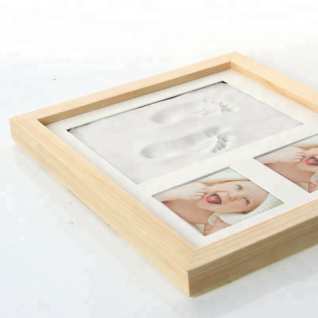 baby handprint frame clay kit