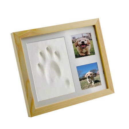clay pet paw print frame kit