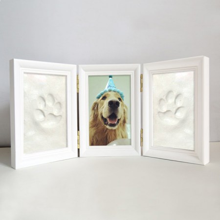 dog paw print clay