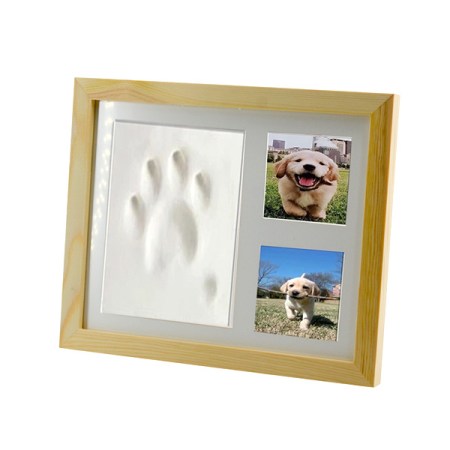 clay pet paw print frame kit