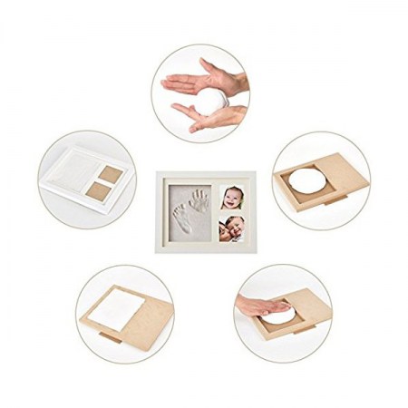 baby handprint frame clay kit